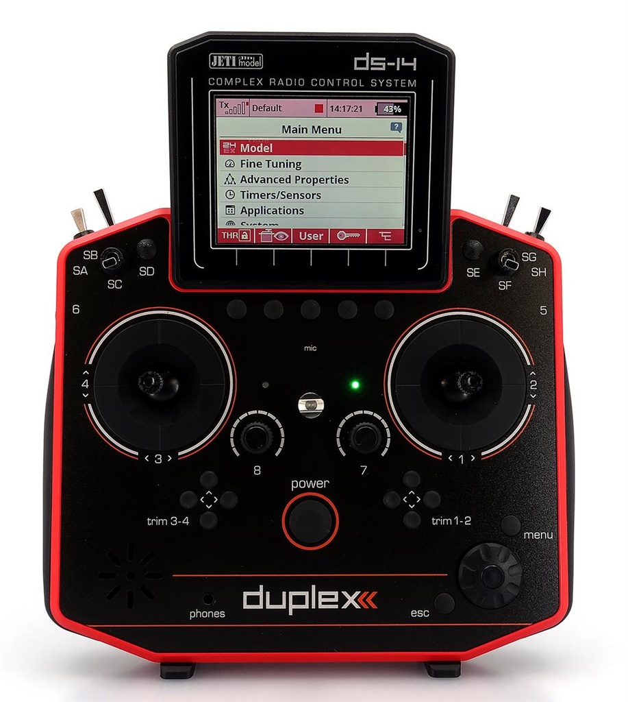 Handsender DS-14 II Rot Multimode