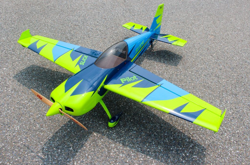 Pilot RC Slick 74" gelb/blau 02