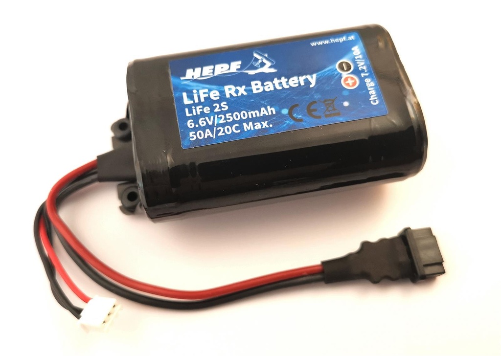 LiFe 2s Akkuplatine mit Kabel