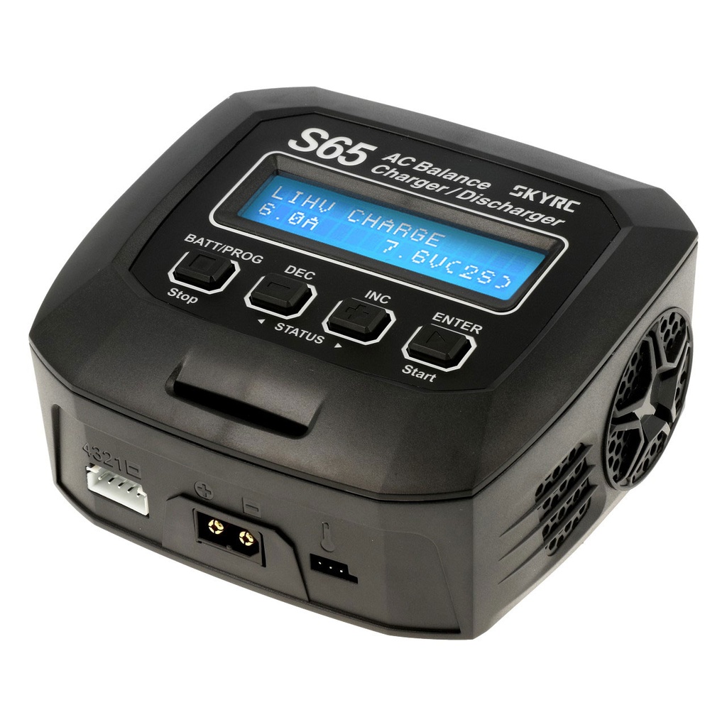 S65 AC Ladegerät LiPo 2-4s 6A 65W Entladen 2A 10W