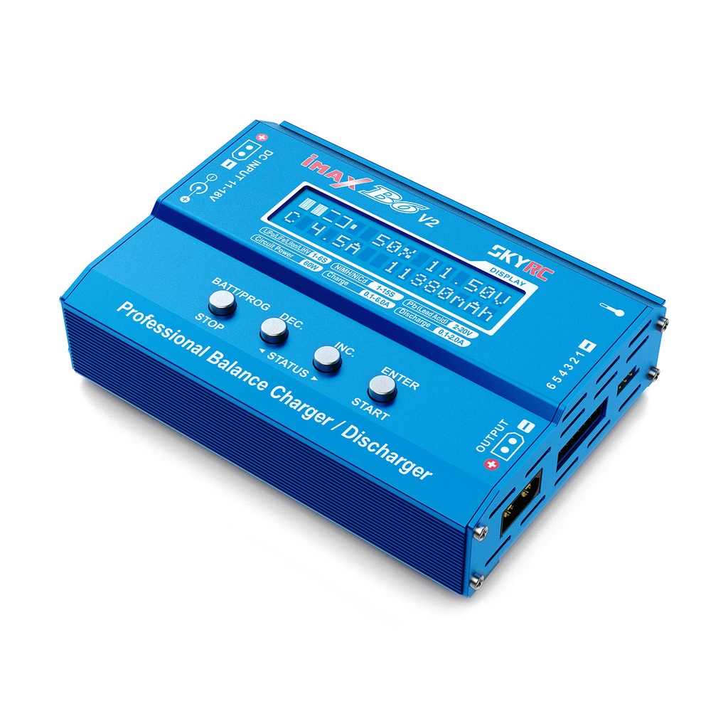 B6DC V2 Ladegerät LiPo 1-6s 6A 60W