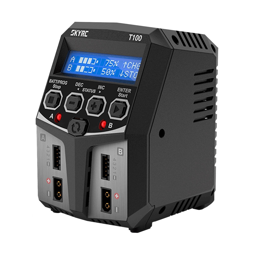T100 AC Ladegerät LiPo 2-4s 5A 2x50W