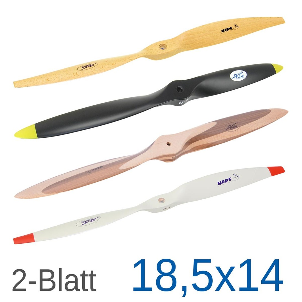 Fiala 2-Blatt 18,5x14 Holzpropeller