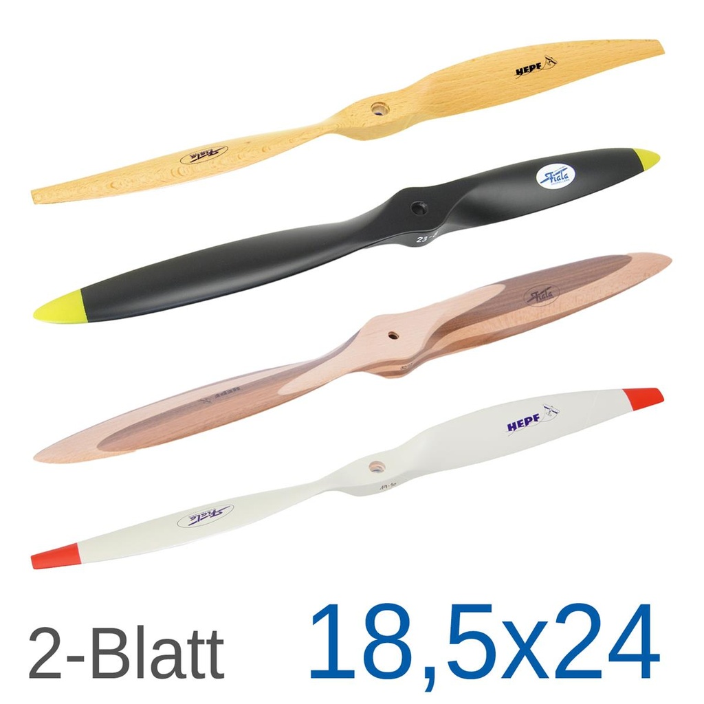 Fiala 2-Blatt 18,5x24 Holzpropeller