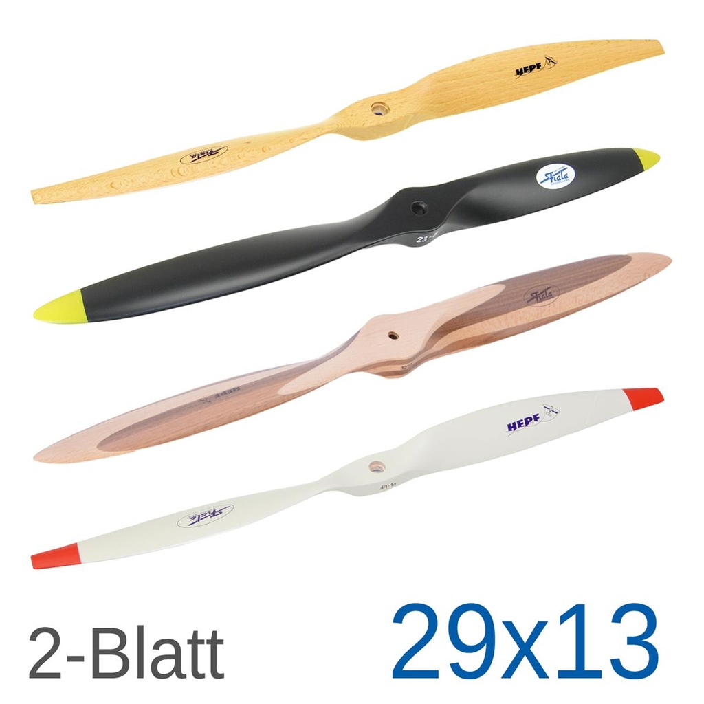 Fiala 2-Blatt 29x13 Holzpropeller