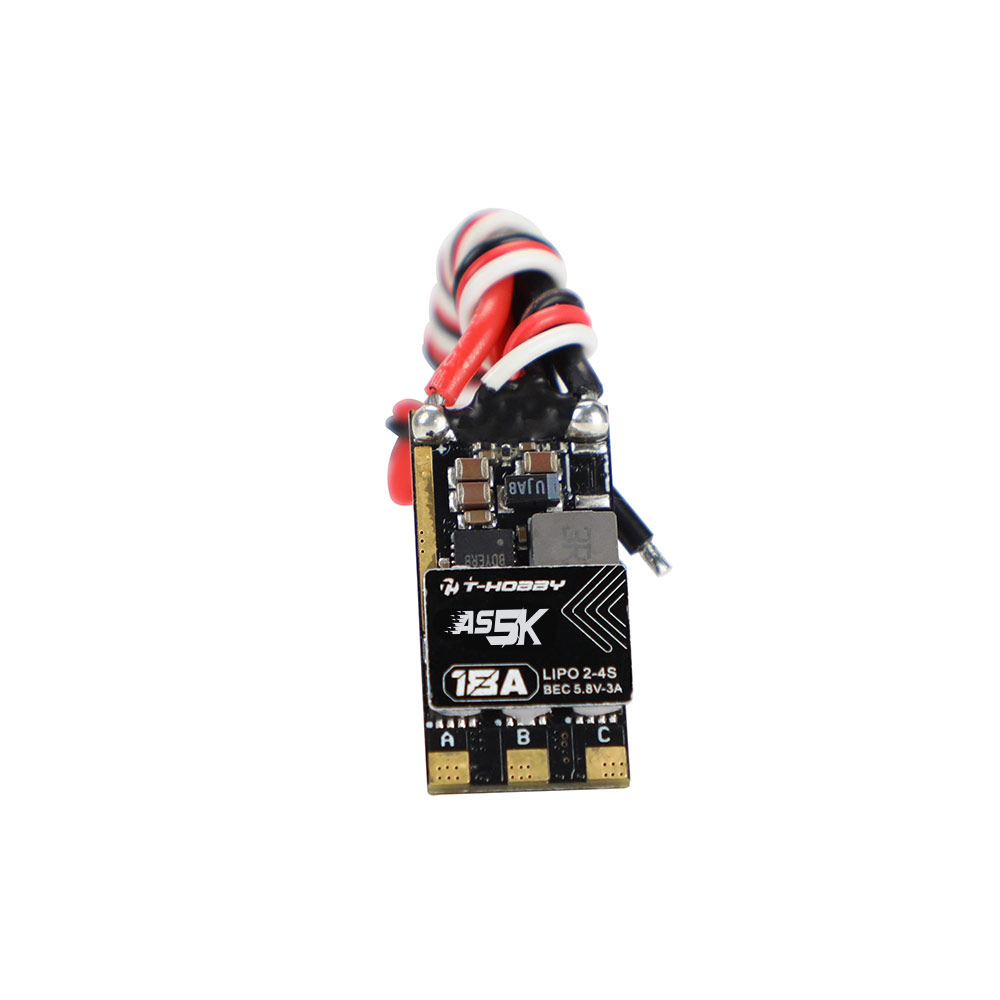 T-Motor AS5K-18A Ultralight Glider ESC 2-4S 14.5g Contest-Grade Power for F5K F5L