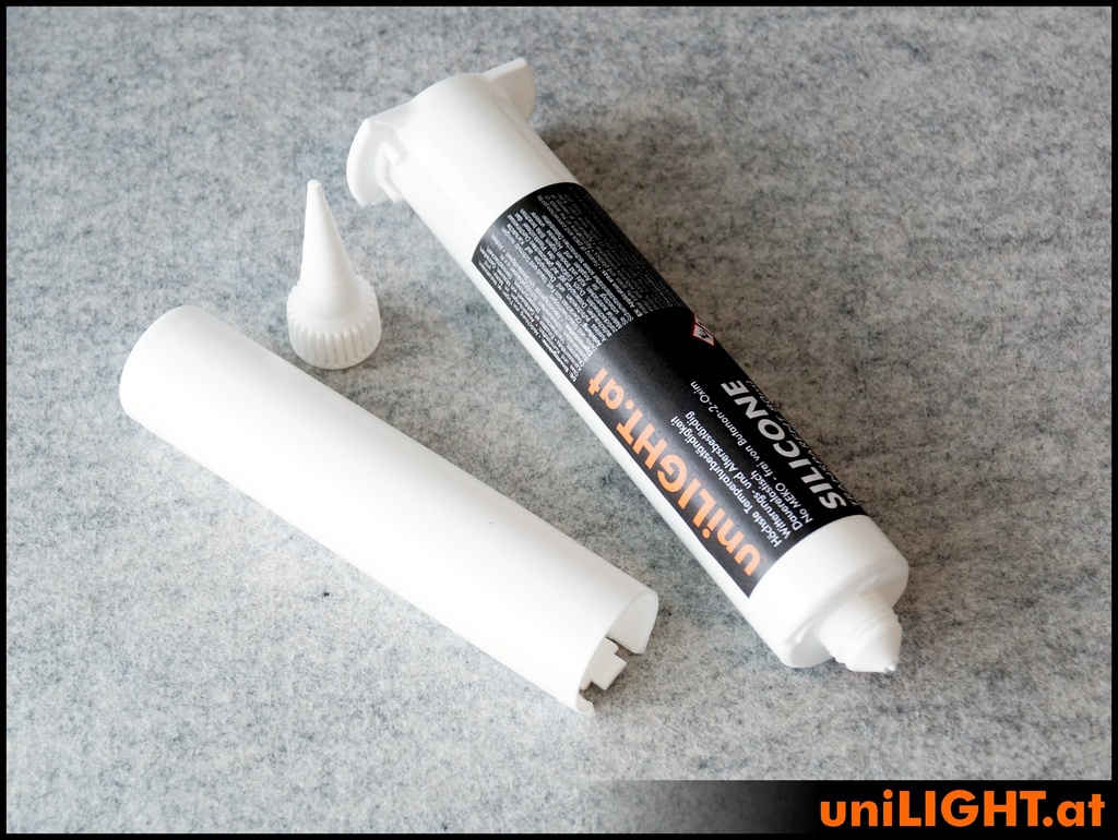 Silikon TRANSPARENT, 80ml Hitzefest