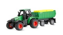 Traktor aus Metall mit Anhänger 1:64 RTR grün