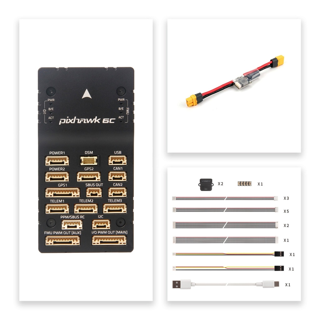 Holybro Pixhawk 6C im Alugehäuse mit PM02