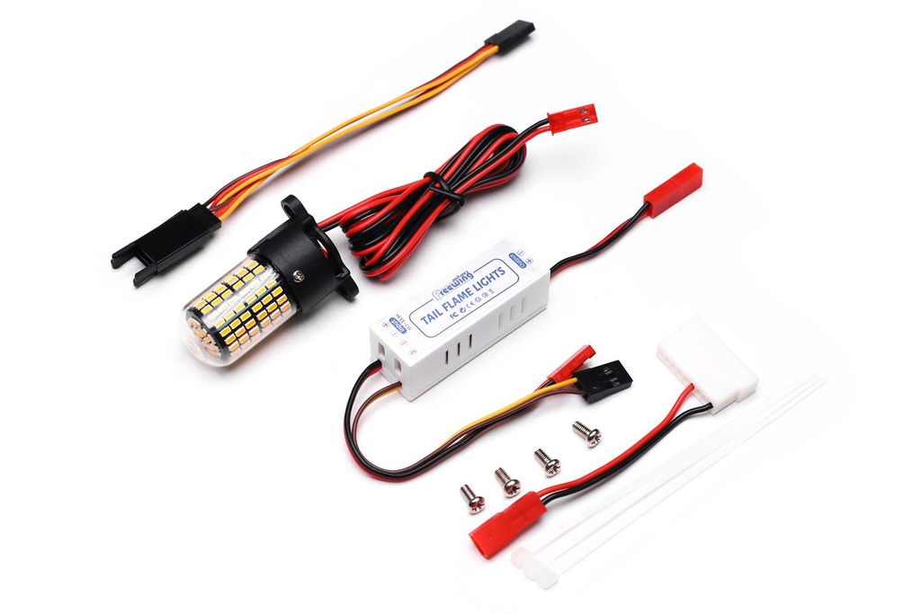 Freewing Tail Flame Afterburner LED Lights V2 for 80/90mm EDF Jets - Direct Mount