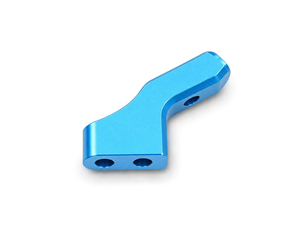 TRF421X Alu Dämpferhalter hinten blau
