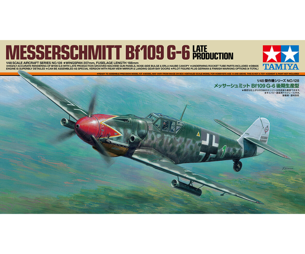 1:48 Dt. Bf109 G-6 Späte Ausführung