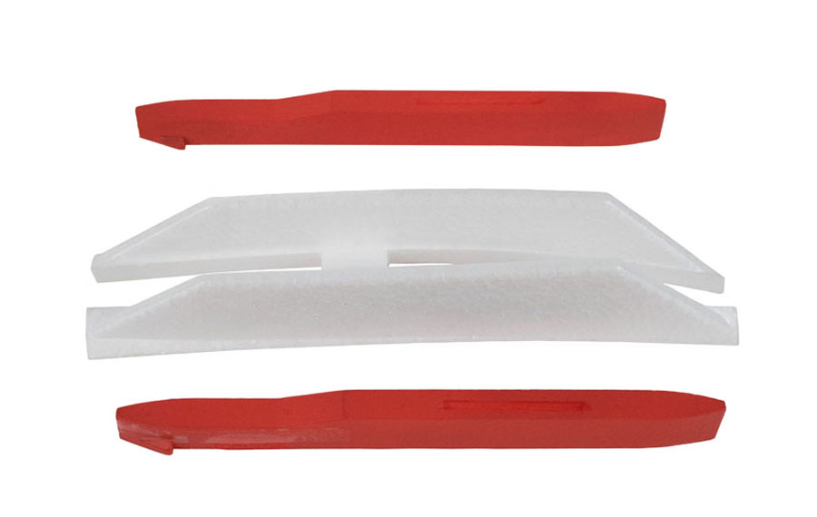 Flex Innovations FLEXJET STABILISIERUNGSFLOSSE UND RAKETENTRÄGER SET ORANGE