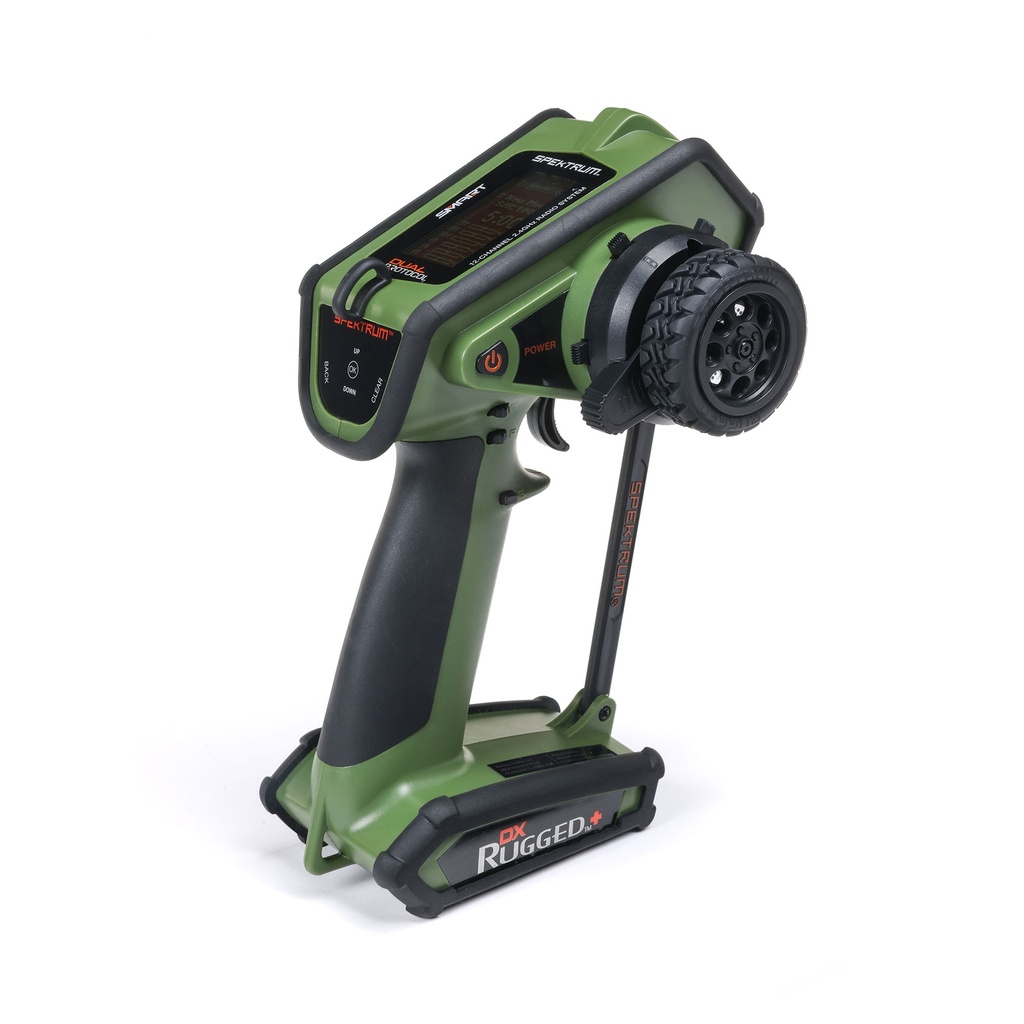 Spektrum DX Rugged+ 12-Channel DSMR+ Transmitter, Green
