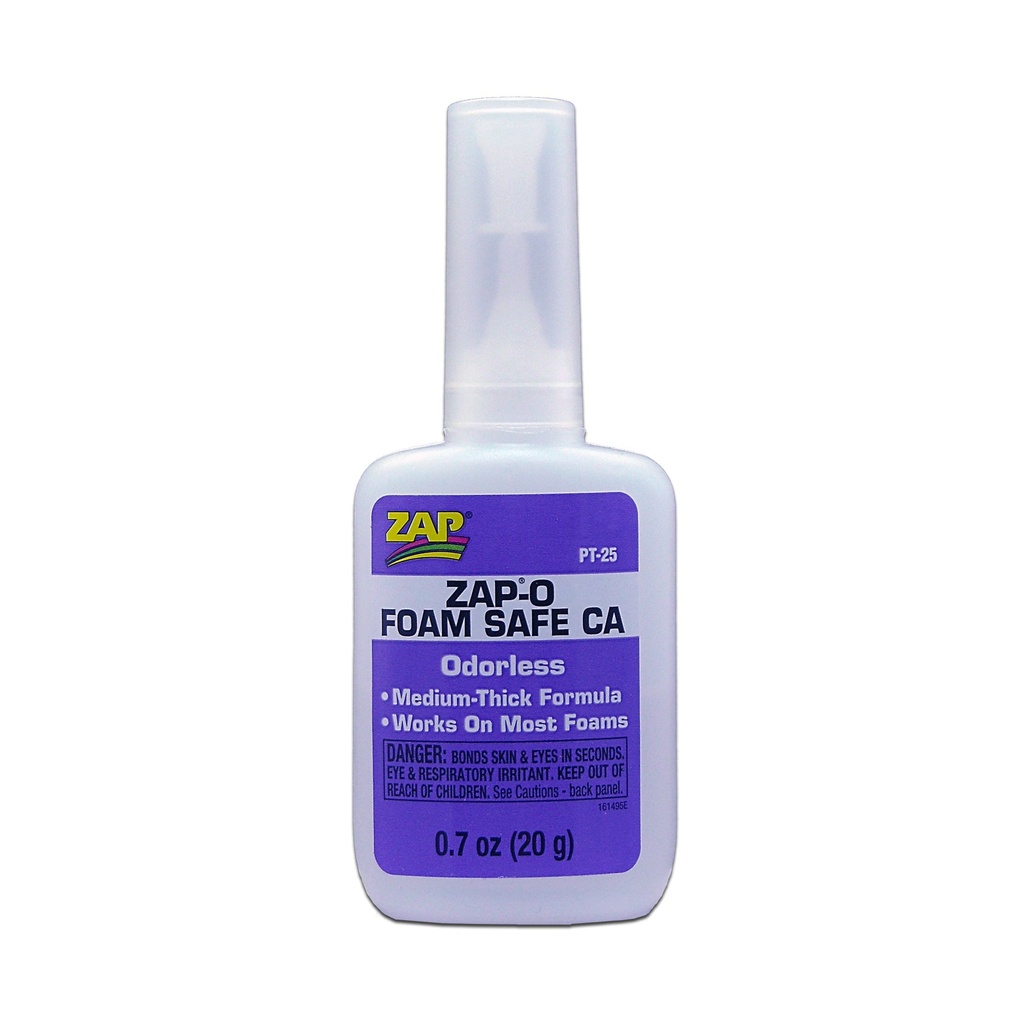 ZAP-O PT-25 Foam Safe CA Styro-Sekundenkleber, 20 g
