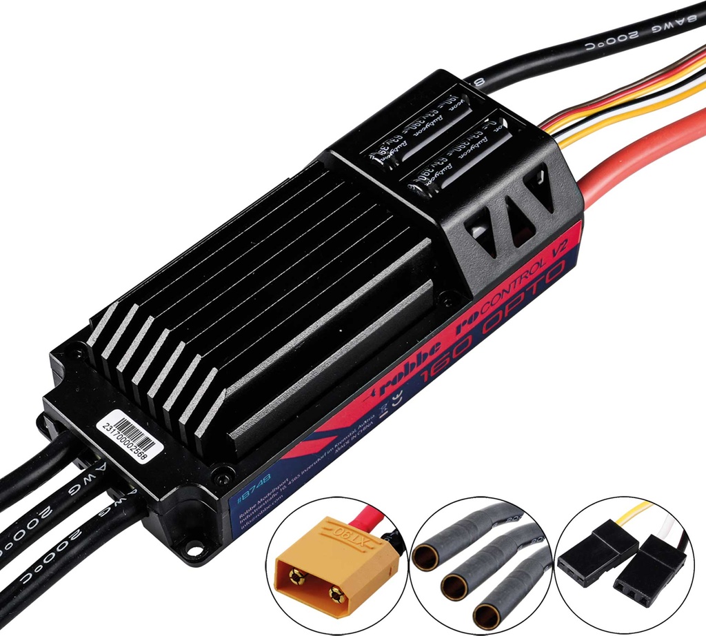 Robbe Modellsport Ro-Control 160 V2 6-14S -160(200)A OPTO kein BEC Regler 160A