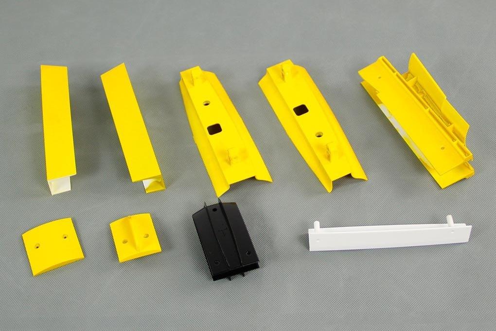 Freewing 90mm F-104 Main Wing Plastic Parts - Yellow
