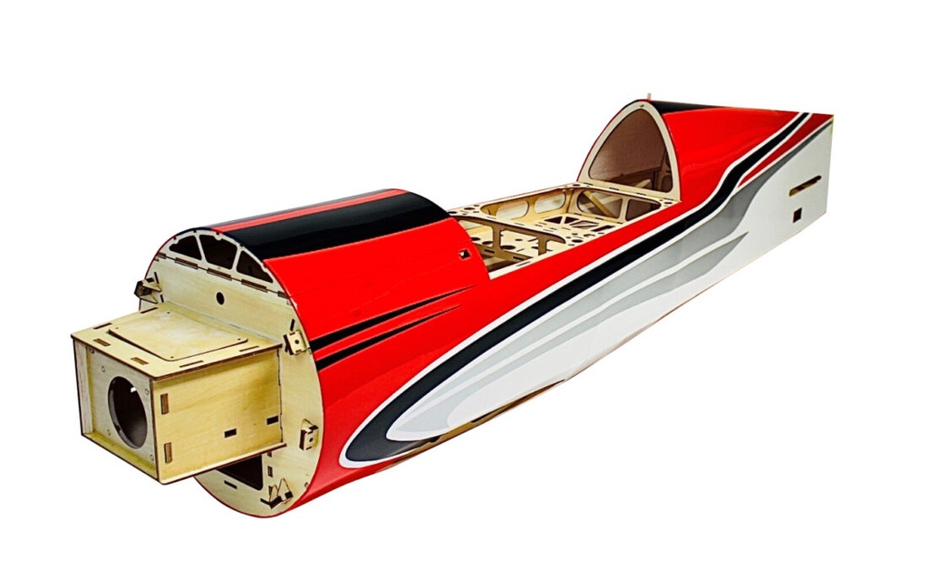 Flex Innovations RUMPF OHNE DECKEL MAMBA 70CC ROT
