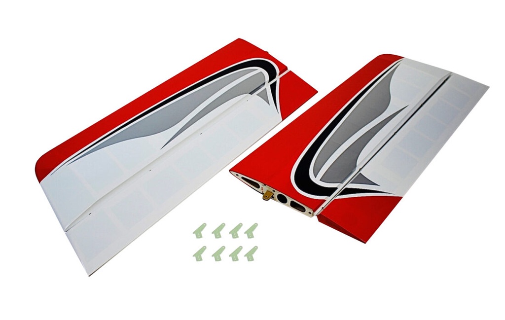 Flex Innovations TRAGFLÄCHE OBEN LINKS UND RECHTS MAMBA 70CC ROT