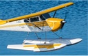 Flex Innovations SCHWIMMER CESSNA 170 GELB/WEISS MIT STREBEN, SERVO UND LED BELEUCHTUNG