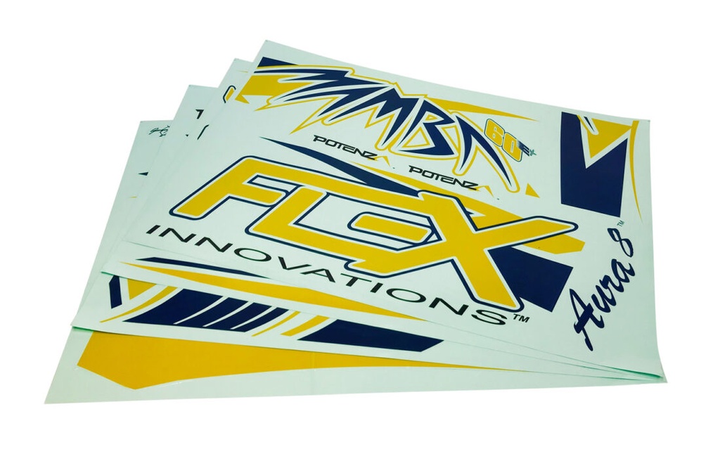 Flex Innovations DEKORSATZ MAMBA 60 E+ GELB/BLAU