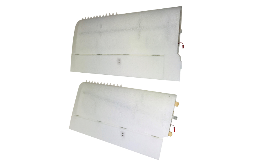 Flex Innovations LINKE TRAGFLÄCHENHÄLFTE OBEN+UNTEN MAMBA 60 E+ NIGHT MIT LED BELEUCHTUNG