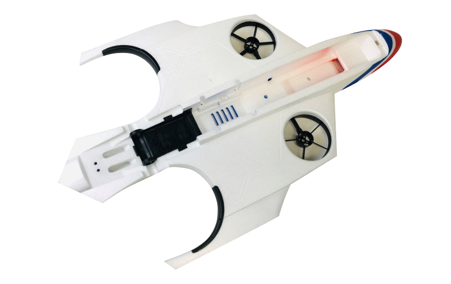 Flex Innovations FV-31 CYPHER RUMPF, OHNE DECKEL ODER FINNEN WEISS