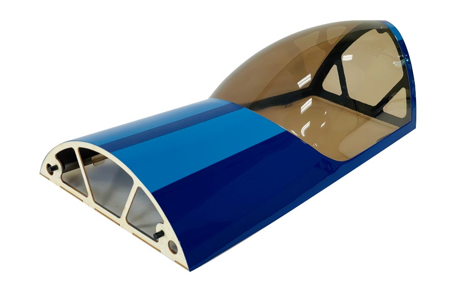Flex Innovations KABINENHAUBEE MAMBA 70CC BLAU