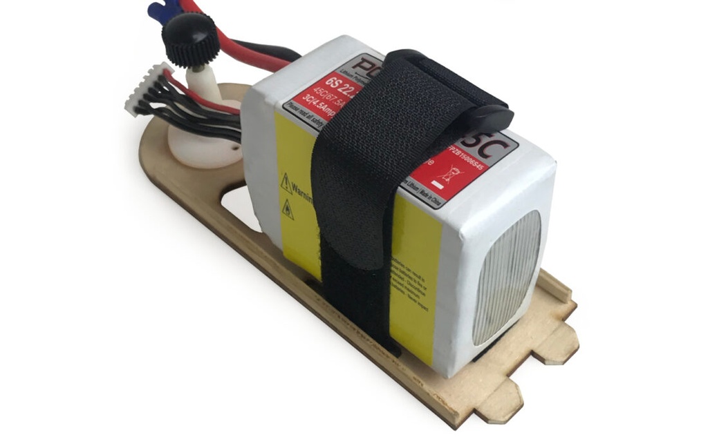 Flex Innovations Mamba 10 G2 abnehmbarer Motor und Akku Halter