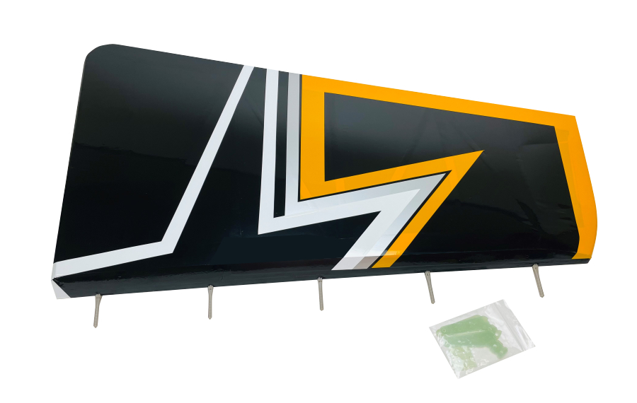 Flex Innovations Seitenruder Gelb Mamba 120cc