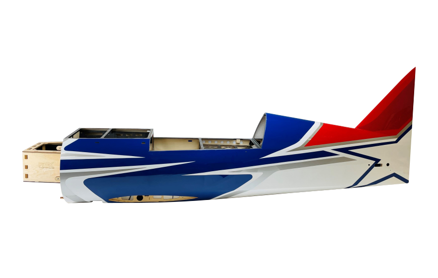 Flex Innovations Rumpf ohne Deckel Blau Mamba 120cc