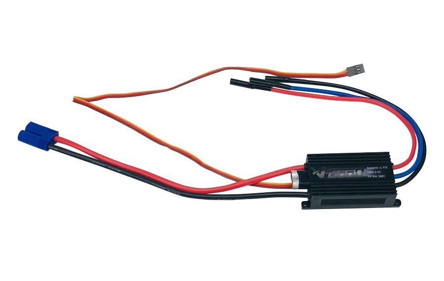 Flex Innovations V-GOOD 100A ESC w/5.5V-8A SBEC F100D
