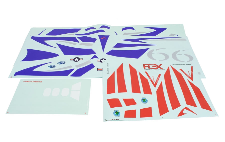 Flex Innovations FLEXJET G1 BLUE DECAL SET