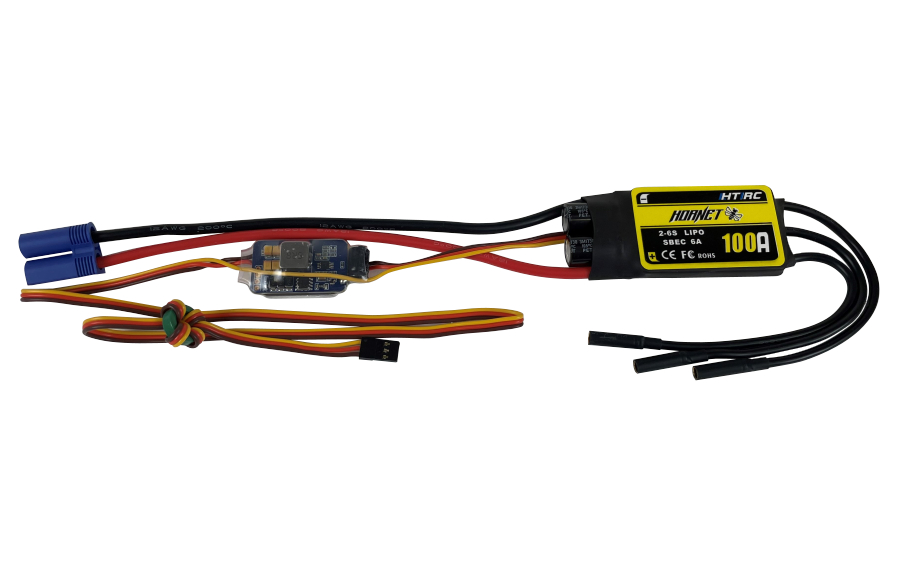 Flex Innovations HTRC 100A ESC W/7.4V-10A UBEC