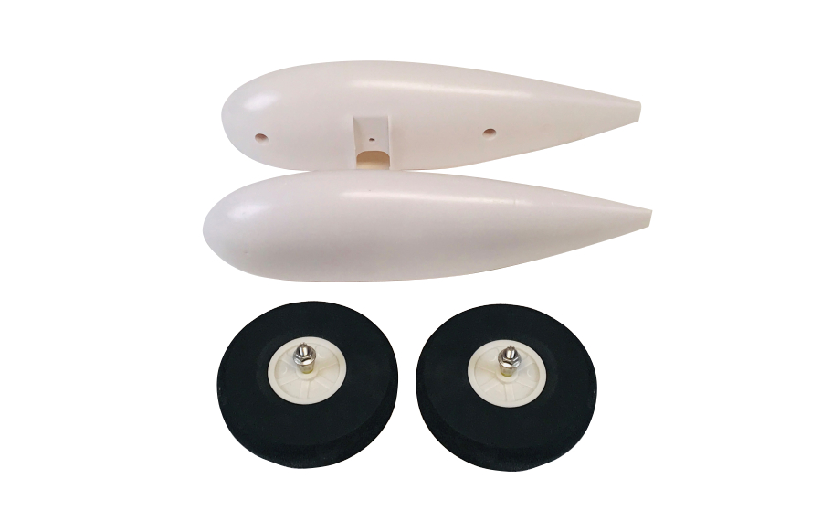 Flex Innovations MAMBA / CAP 232EX 60E WHEEL PANT/WHEEL SET