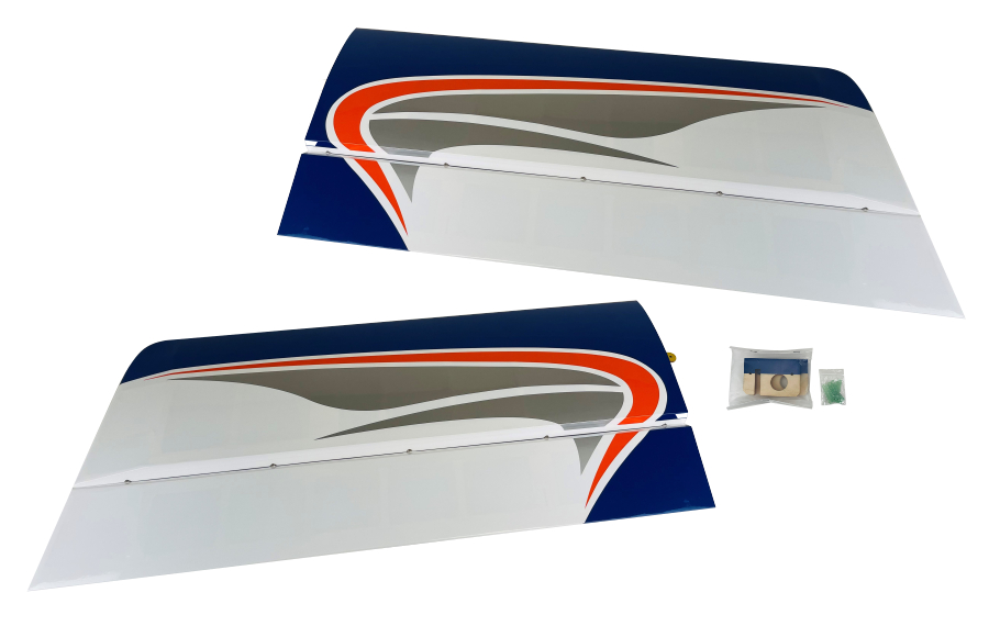 Flex Innovations MAMBA 70CC TOP WING SET, BLUE