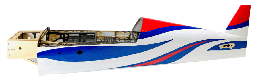 Flex Innovations EDGE 540 120CC RED FUSELAGE WITHOUT CANOPY/HATCHES