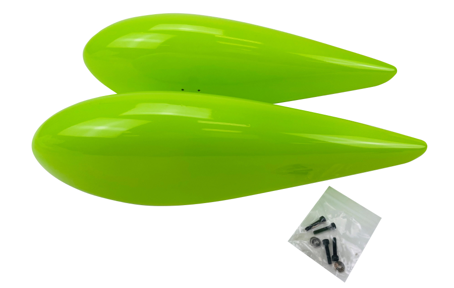Flex Innovations EDGE 540 120CC WHEEL PANTS GREEN