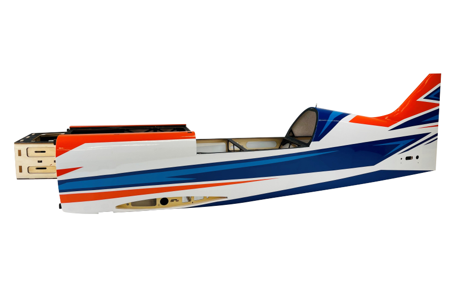 Flex Innovations ULTIMATE 70CC FUSELAGE W/O HATCHES, ORANGE