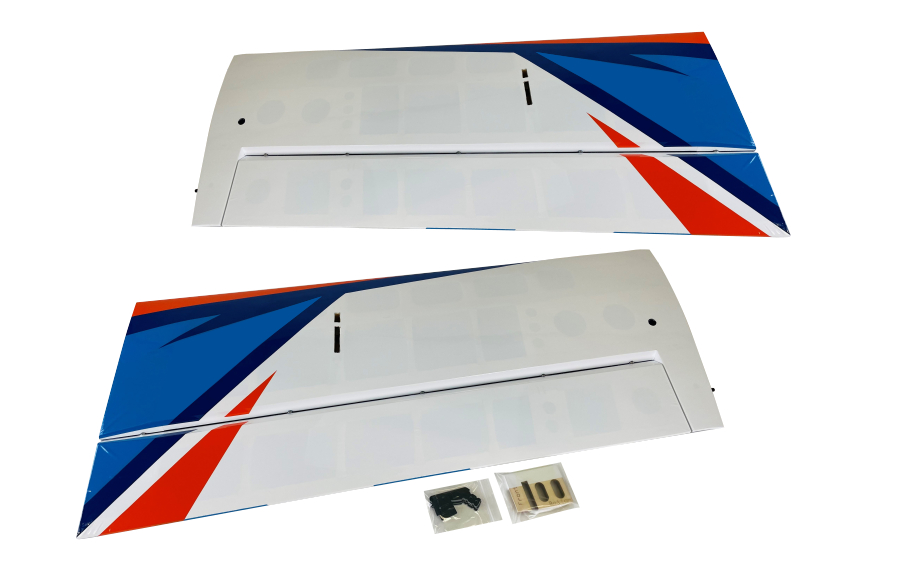 Flex Innovations ULTIMATE 70CC BOTTOM WING SET, ORANGE
