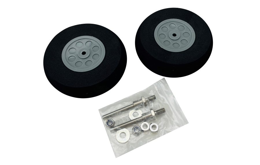 Flex Innovations ULTIMATE 70CC MAIN WHEEL AND AXLE SET