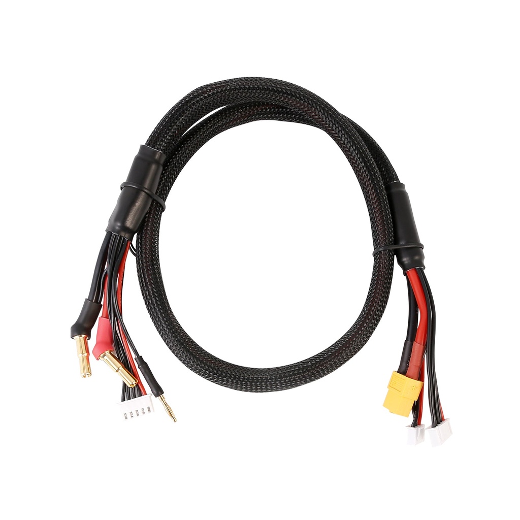 Gens Ace 2S/4S Charge Cable: 4mm & 5mm Bullet With XT60 Connector