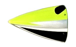 Flex Innovations 5-INCH EDGE STYLE CARBON FIBER SPINNER green-black-silver