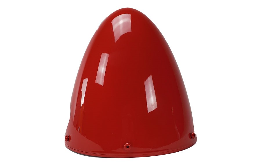 Flex Innovations 5-INCH PARABOLIC CARBON FIBER SPINNER flame-red