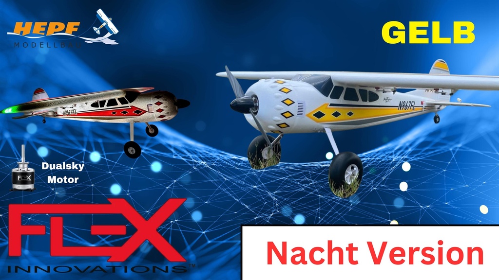 Flex Innovations AVIATOR 40E SUPER PNP yellow night