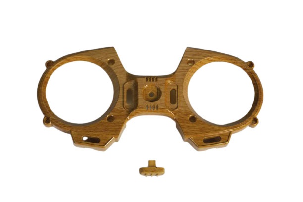 GRAUPNER MZ-12 Frontplatte Holzoptik