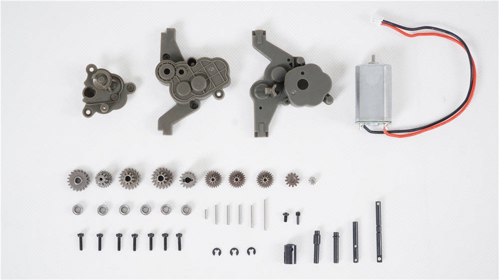 Willys MB Scaler 1:12 - Hauptgetriebe montiert