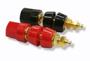 Einbaubuchsenpaar für 4mm Stecker