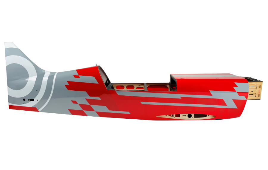 Flex Innovations ULTIMATE 70CC G2 FUSELAGE W/O HATCHES, JD RED