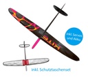 Kite PNP CFK DLG/F3K Pink/Gelb/Orange zweiteilige Fläche 1500mm inkl. Schutztaschen